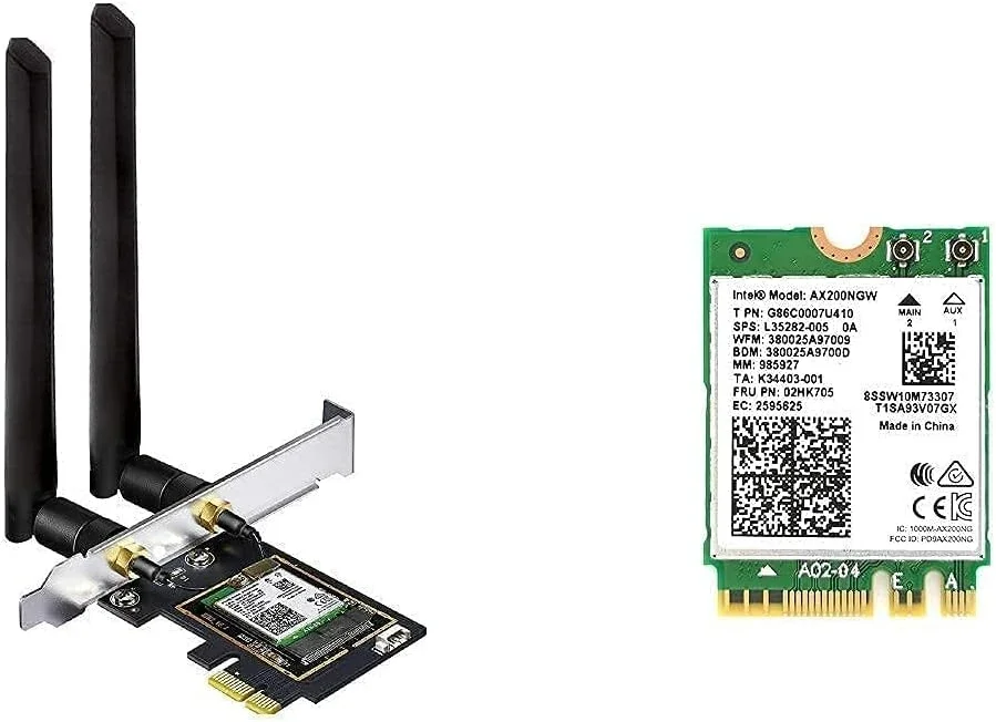 Carte Réseau Intel Wi-Fi 6 AX200