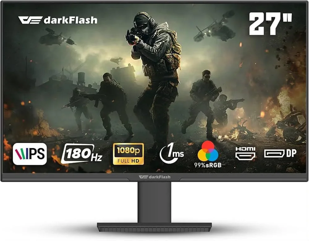 Moniteur DarkFlash S271FG – 27 pouces Full HD 180 Hz